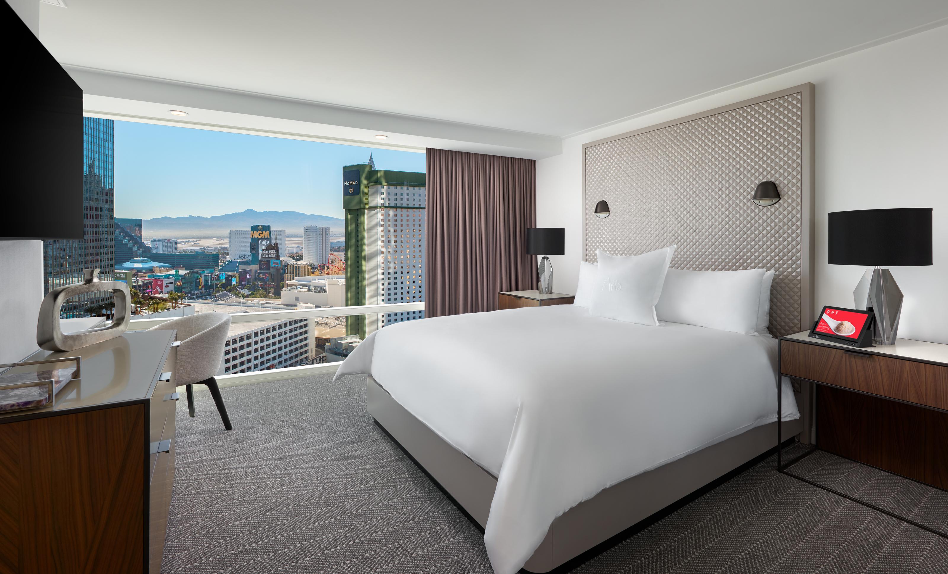แอเรียรีสอร์ทแอนด์คาซิโน ลาสเวกัส ภายนอก รูปภาพ A guest room at the Hilton Grand Vacations at Resorts