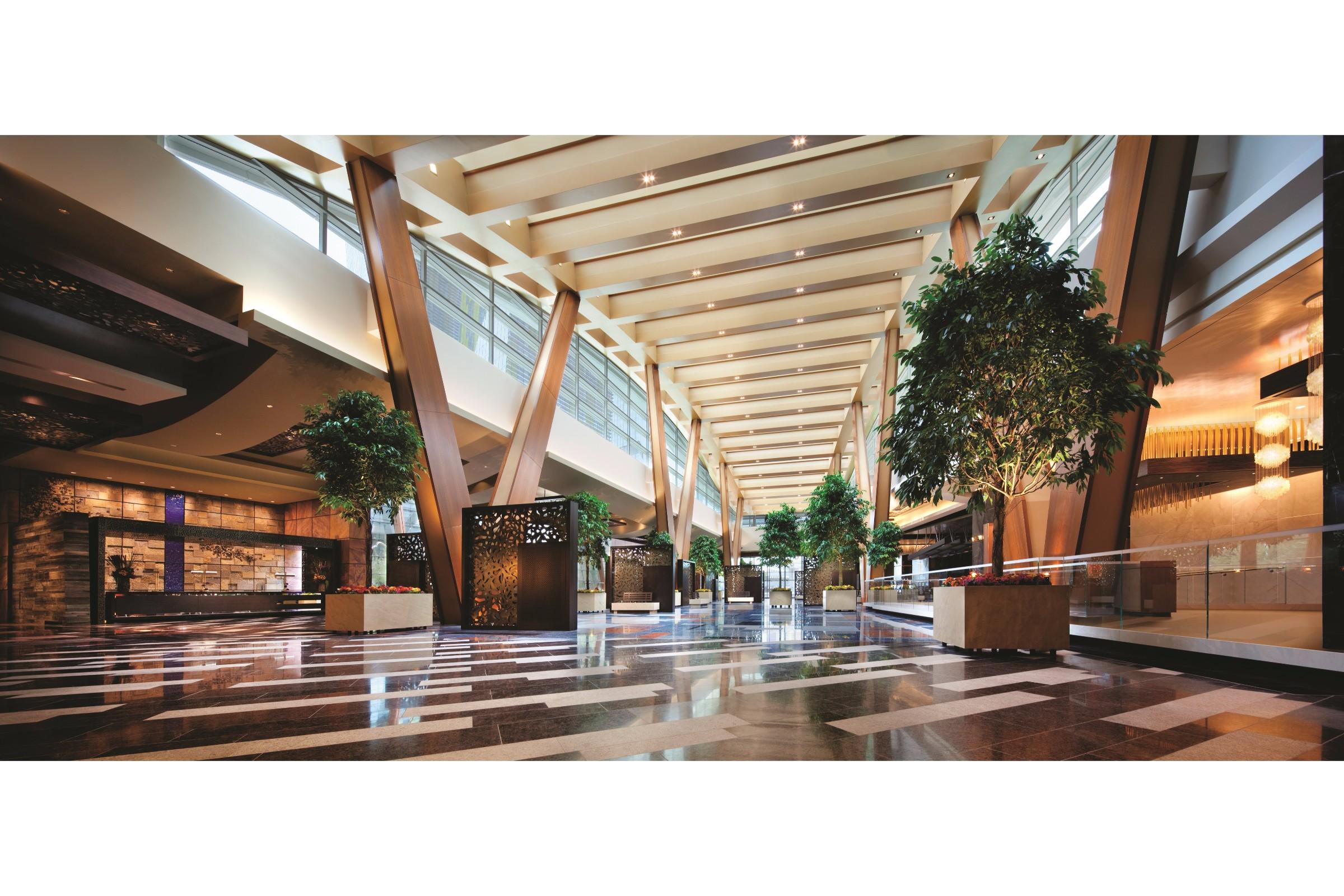 แอเรียรีสอร์ทแอนด์คาซิโน ลาสเวกัส ภายนอก รูปภาพ The interior of the shopping mall